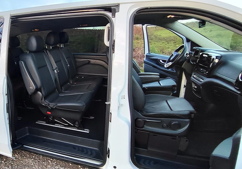 Interior de Taxi.