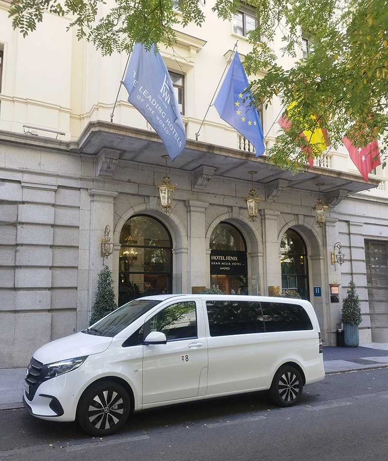 Bierzo taxi en un hotel en Madrid. Viajes a medida.